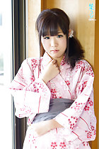 Uri in pink yukata
