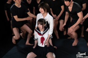 Kogal Kurumi Ria and tutor Mary fucked together and creampied