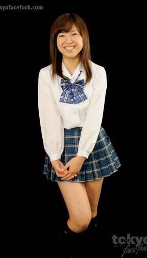 Student Aina Yuka face fucked in classroom wearing uniform