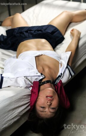 Yamada Reika in uniform sucking cock and masturbated with vibrator